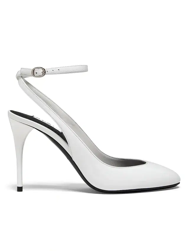 ALAIA Women's 90MM Patent Leather Pumps - Blanc Optique