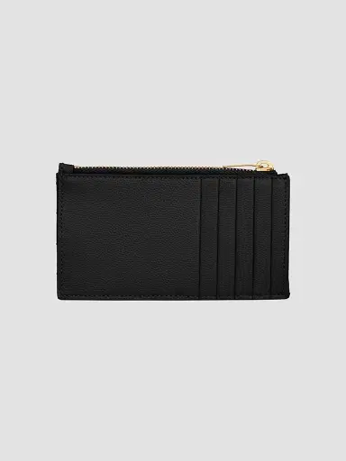 Saint Laurent Women's Cassandre Matelassé Zipped Card Case in Leather | Thumbnail 2 Saint Laurent Women's Cassandre Matelassé Zipped Card Case in Leather | Thumbnail 2