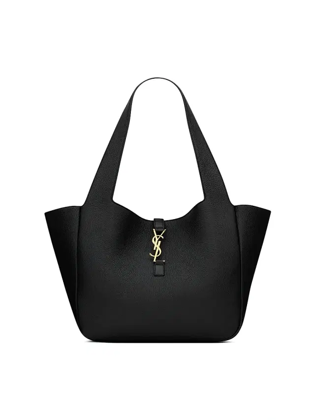 Saint Laurent Women's Le 5 a 7 Bea Tote Bag in Grained Leather - Black