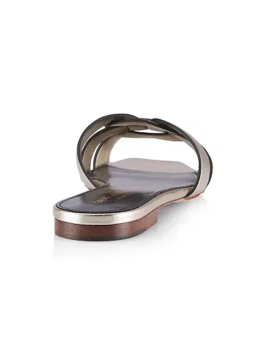 Saint Laurent Women's Tribute Mules in Smooth Leather | Thumbnail 3 Saint Laurent Women's Tribute Mules in Smooth Leather | Thumbnail 3