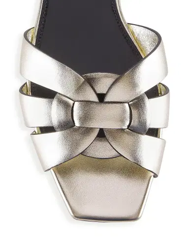 Saint Laurent Women's Tribute Mules in Smooth Leather | Thumbnail 4 Saint Laurent Women's Tribute Mules in Smooth Leather | Thumbnail 4