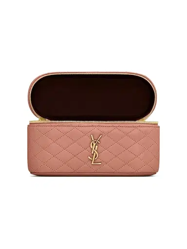 Saint Laurent Women's Gaby Mini Vanity Bag in Lambskin - Barely Pink | Thumbnail 4