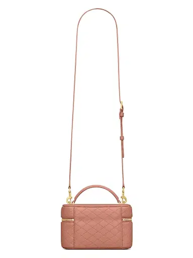 Saint Laurent Women's Gaby Mini Vanity Bag in Lambskin - Barely Pink | Thumbnail 8