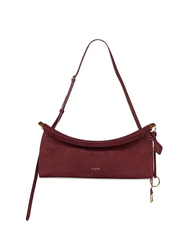ALAIA Women's Le Click Leather Shoulder Bag - Rouge Grenat