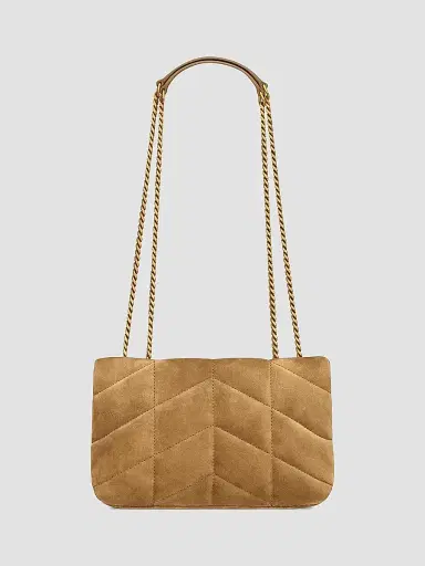 Saint Laurent Women's Puffer Toy Bag in Quilted Suede | Thumbnail 6 Saint Laurent Women's Puffer Toy Bag in Quilted Suede | Thumbnail 6