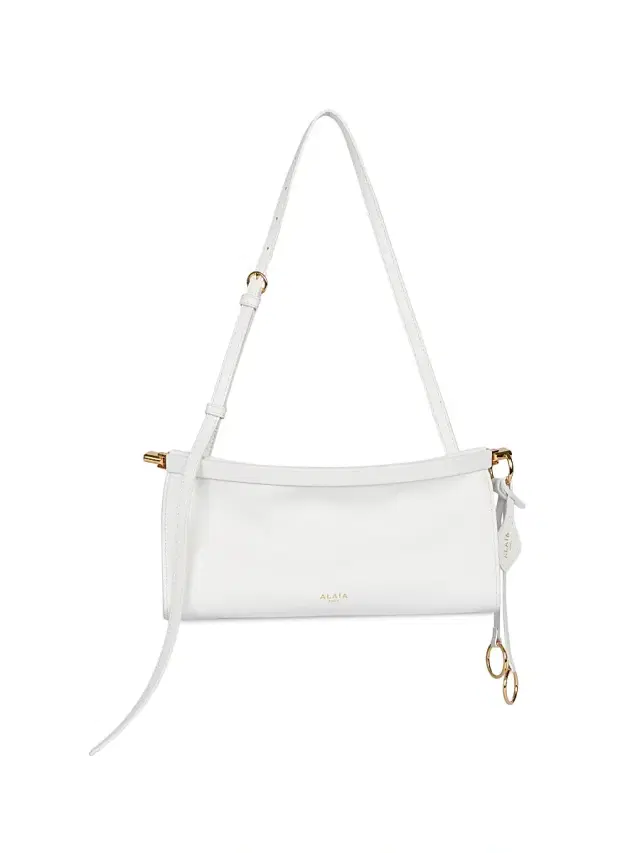ALAIA Women's Le Click Leather Shoulder Bag - Blanc Optique