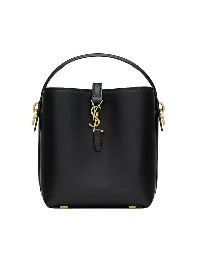Saint Laurent Women's Le 37 Mini Bag in Shiny Leather - Black | Thumbnail 1 Saint Laurent Women's Le 37 Mini Bag in Shiny Leather - Black | Thumbnail 1