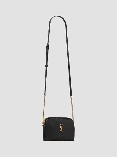 Saint Laurent Women's Gaby Zipped Pouch in Quilted Lambskin - Nero | Thumbnail 3 Saint Laurent Women's Gaby Zipped Pouch in Quilted Lambskin - Nero | Thumbnail 3