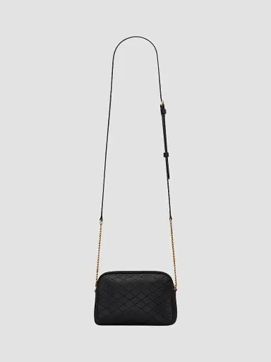Saint Laurent Women's Gaby Zipped Pouch in Quilted Lambskin - Nero | Thumbnail 4 Saint Laurent Women's Gaby Zipped Pouch in Quilted Lambskin - Nero | Thumbnail 4