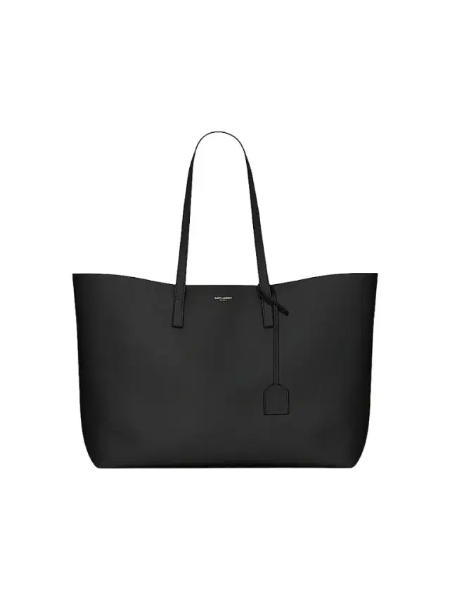 Saint Laurent Women's Shopping  Tote Bag in Leather - Black