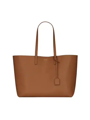 Saint Laurent Women's Shopping Tote Bag in Leather - Brick | Thumbnail 1