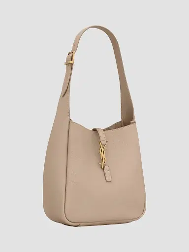Saint Laurent Women's Le 5 à 7 Supple Shoulder Bag in Grained Leather - Dusty Grey | Thumbnail 4 Saint Laurent Women's Le 5 à 7 Supple Shoulder Bag in Grained Leather - Dusty Grey | Thumbnail 4