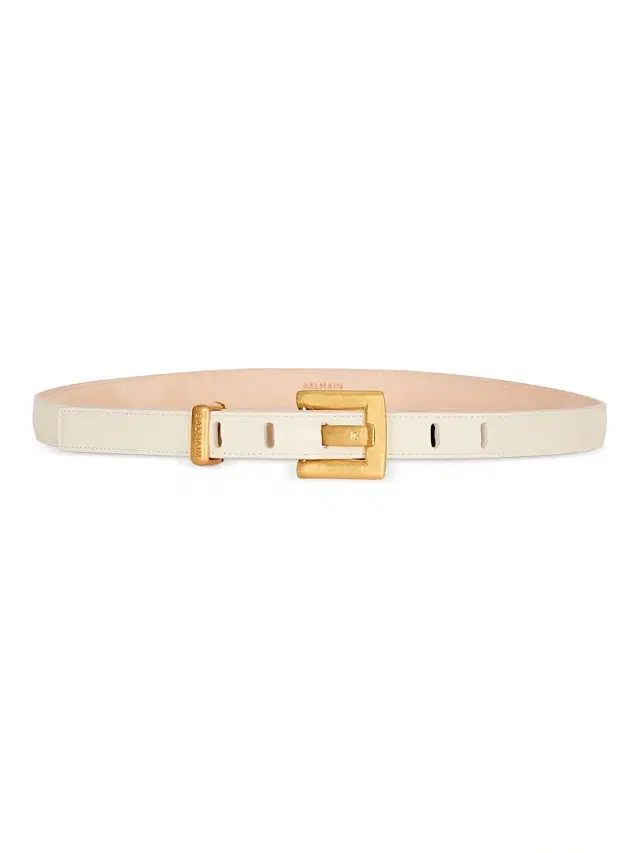 Women's Anthem Thin Leather Belt - Natural
