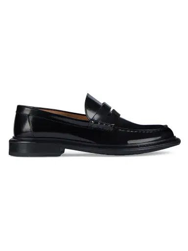 Givenchy Women's Gent Loafers in Brushed Leather - Black | Thumbnail 1 Givenchy Women's Gent Loafers in Brushed Leather - Black | Thumbnail 1