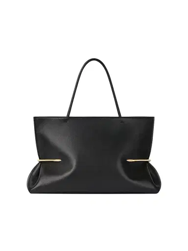 Givenchy Women's Pinch Squeezed Horizontal Tote Bag in Nappa Leather - Black | Thumbnail 3 Givenchy Women's Pinch Squeezed Horizontal Tote Bag in Nappa Leather - Black | Thumbnail 3