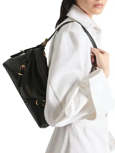 Givenchy Women's Mini Voyou Shoulder Bag in Shiny Leather | Thumbnail 2 Givenchy Women's Mini Voyou Shoulder Bag in Shiny Leather | Thumbnail 2