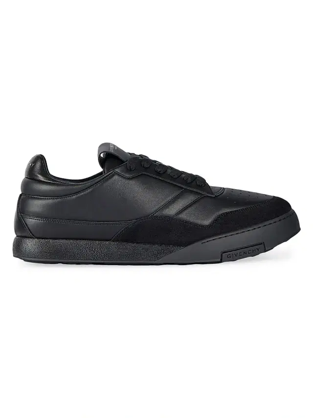 Men's Yard Sneakers in Leather and Suede - Black