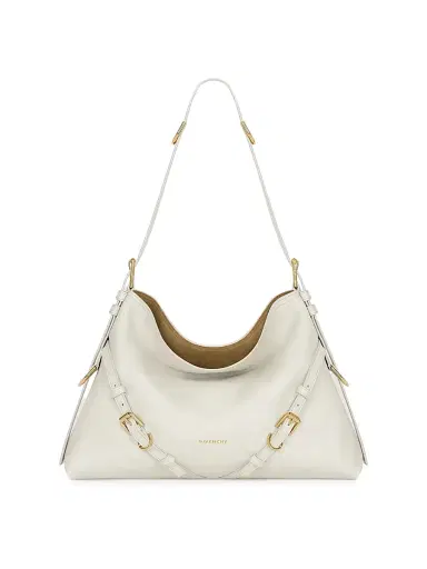 Givenchy Women's Medium Voyou Shoulder Bag - Ivory | Thumbnail 1
