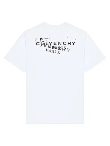 Givenchy Men's T-Shirt in Cotton with Stamp Print - White - Size XXL | Thumbnail 2