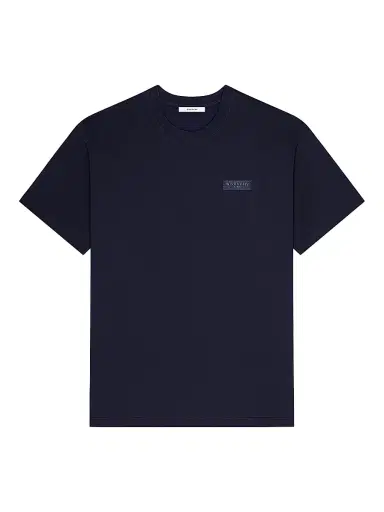 Givenchy Men's T-Shirt in Cotton with Paris Gros Grain - Dark Navy - Size XS | Thumbnail 1