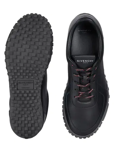 Givenchy Men's Glide Sneakers in Leather - Black - Size 13 | Thumbnail 5
