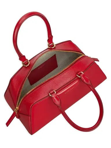 Givenchy Women's Antigona Cube East-West Top Handle Bag - Vermillion | Thumbnail 3 Givenchy Women's Antigona Cube East-West Top Handle Bag - Vermillion | Thumbnail 3