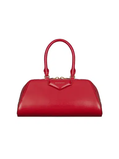 Givenchy Women's Antigona Cube East-West Top Handle Bag - Vermillion | Thumbnail 1 Givenchy Women's Antigona Cube East-West Top Handle Bag - Vermillion | Thumbnail 1