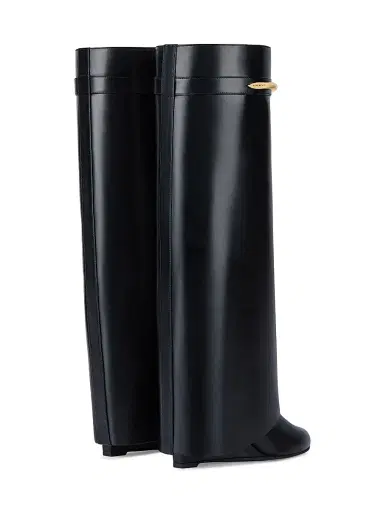 Givenchy Women's Shark Boots in Leather - Black | Thumbnail 4