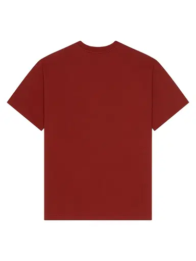 Givenchy Men's T-Shirt in Cotton with Paris Gros Grain - Dark Red - Size XXL | Thumbnail 2