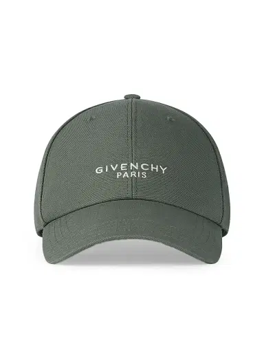 Givenchy Men's Paris Embroidered Cap in Cotton - Salvia | Thumbnail 1