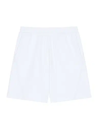Givenchy Men's Couture Seam Bermuda Shorts in Fleece - White | Thumbnail 1 Givenchy Men's Couture Seam Bermuda Shorts in Fleece - White | Thumbnail 1