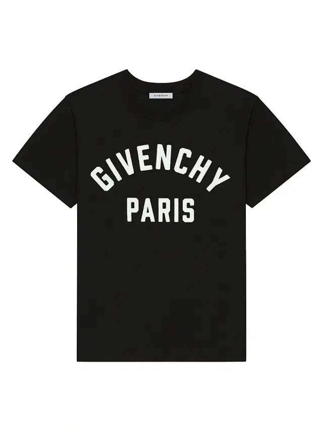 Men's Paris T-Shirt in Cotton - Black