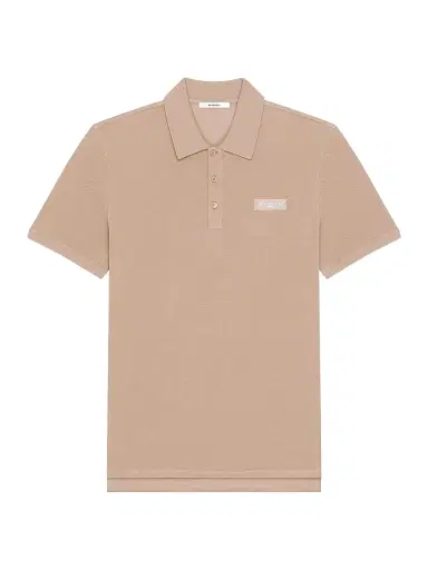 Givenchy Men's Polo in Cotton with Paris Gros Grain - Beige - Size Small | Thumbnail 1