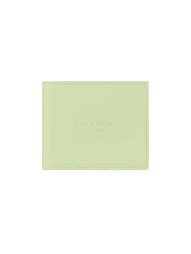 Givenchy Men's Antigona Stamped Bicolor Wallet in Leather - Pale Green