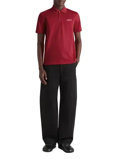 Givenchy Men's Polo in Cotton with Paris Gros Grain | Thumbnail 2