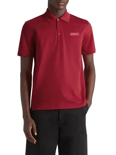 Givenchy Men's Polo in Cotton with Paris Gros Grain | Thumbnail 4