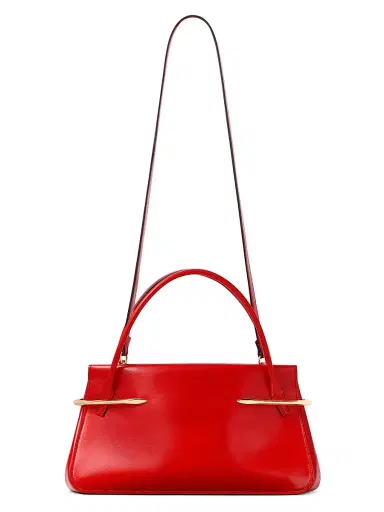 Givenchy Women's Medium Pinch Top Handle Bag in Leather - Deep Red | Thumbnail 4