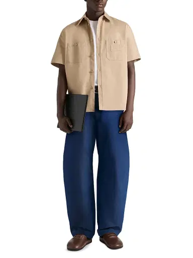 Givenchy Men's Label Flat Mules in Nappa Leather - Brown - Size 11 | Thumbnail 6 Givenchy Men's Label Flat Mules in Nappa Leather - Brown - Size 11 | Thumbnail 6