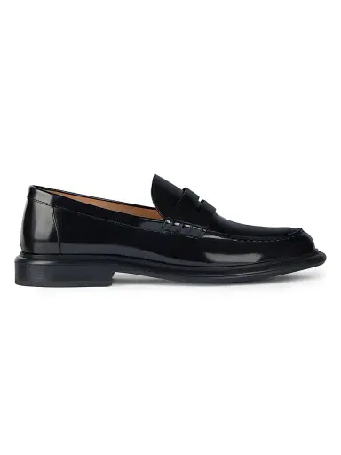 Givenchy Men's Gent Loafers in Brushed Leather - Black | Thumbnail 3