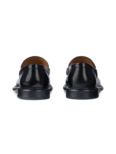 Givenchy Men's Gent Loafers in Brushed Leather - Black | Thumbnail 6
