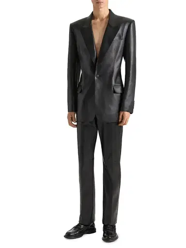 Givenchy Men's Gent Loafers in Brushed Leather - Black | Thumbnail 7