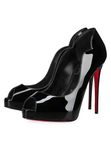 Christian Louboutin Women's Hot Chick Alta 120MM Patent Leather Pumps | Thumbnail 2 Christian Louboutin Women's Hot Chick Alta 120MM Patent Leather Pumps | Thumbnail 2