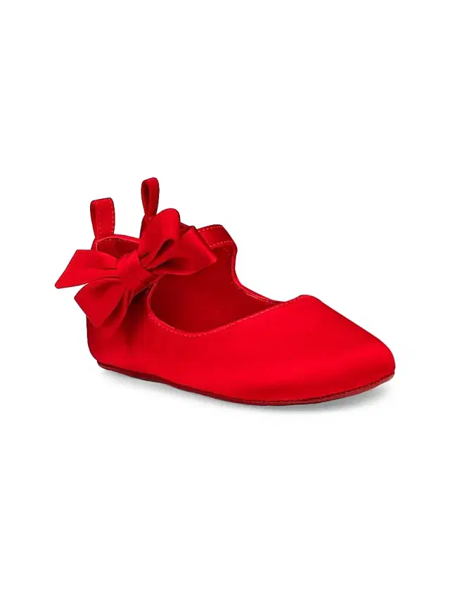 Christian Louboutin Baby Girl's Lou Babe Ballerina Flats - Red 2 (Baby)