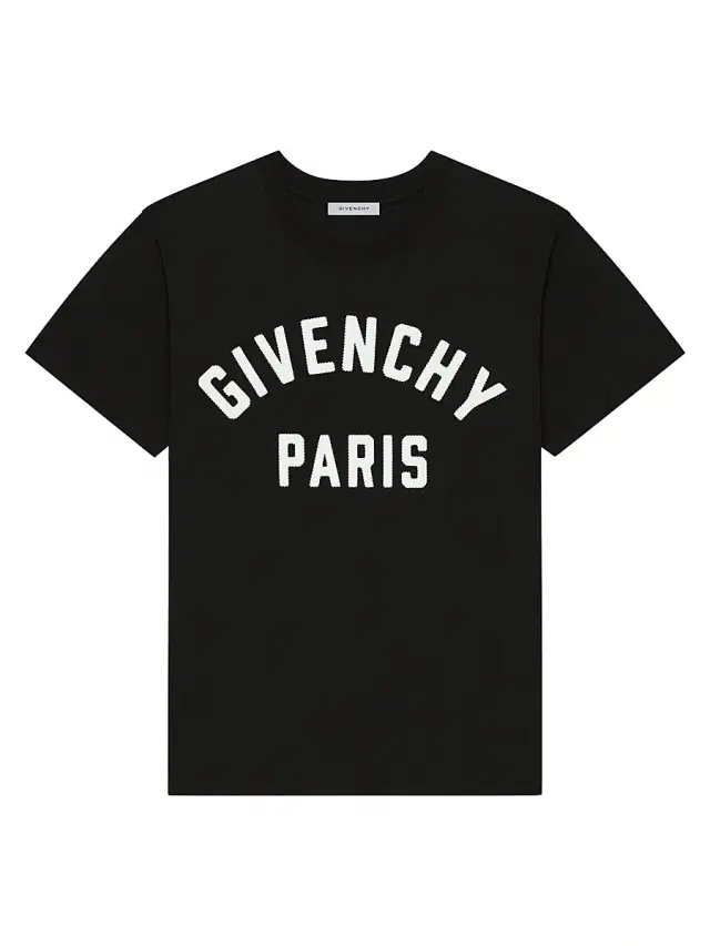 Men's Paris T-Shirt in Cotton - White Black