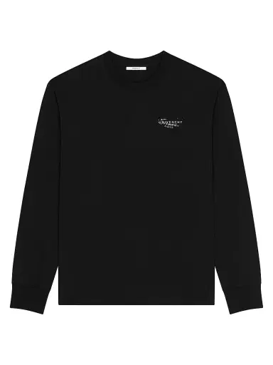 Givenchy Men's T-Shirt in Cotton with Stamp Print - Black - Size XXL | Thumbnail 1