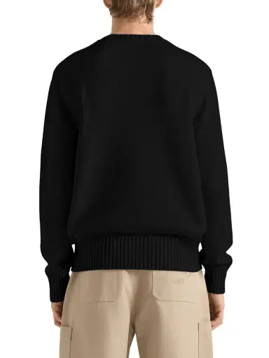 Givenchy Men's Paris Sweater in Cotton - Black | Thumbnail 4