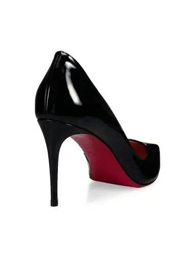 Christian Louboutin Women's Iriza 85MM Patent Leather Pumps - Black - Size 13 | Thumbnail 5 Christian Louboutin Women's Iriza 85MM Patent Leather Pumps - Black - Size 13 | Thumbnail 5