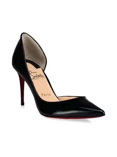 Christian Louboutin Women's Iriza 85MM Patent Leather Pumps - Black - Size 13 | Thumbnail 6 Christian Louboutin Women's Iriza 85MM Patent Leather Pumps - Black - Size 13 | Thumbnail 6