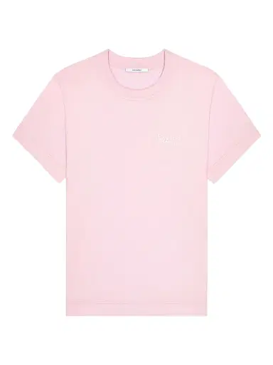 Givenchy Women's T-Shirt in Cotton with Stamp Print - Light Pink | Thumbnail 1
