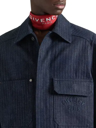 Givenchy Men's Shadow Square in Silk | Thumbnail 2 Givenchy Men's Shadow Square in Silk | Thumbnail 2